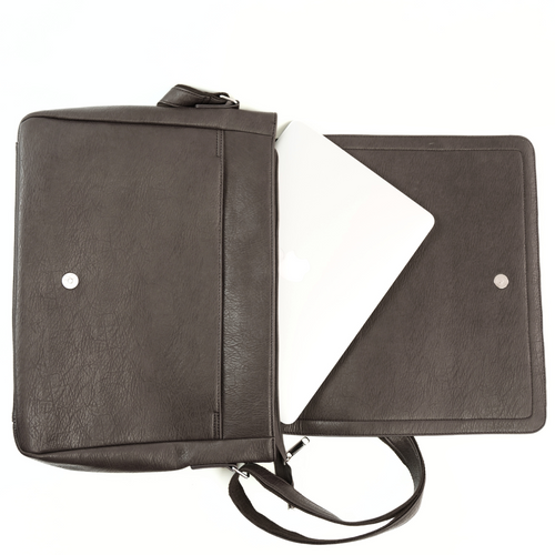 Brown men`s shoulder bag S11